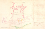 Plan concernant le nouvel alignement d'un tronon de la rue Saint-Paul  la suite de l'incendie de 1721