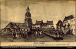 Engraving of Place d'Armes