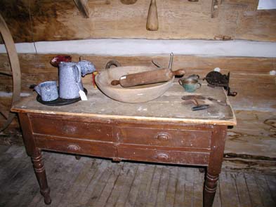 [ Furniture, Baking Implements, etc., Lucan Area Heritage and Donnelly Museum, Copyright Great Unsolved Canadian Mysteries Project, Jennifer Pettit,   ]