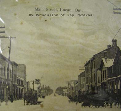 [ Main Street in Lucan, By Permission of Ray Fazakas, Unknown, Private Collection of Ray Fazakas  ]
