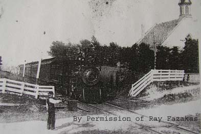 [ The Train That Travelled Through Lucan, By Permission of Ray Fazakas, Unknown, Private Collection of Ray Fazakas  ]
