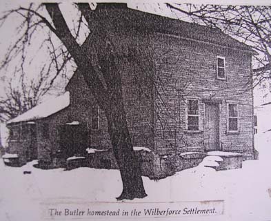 [ Butler Homestead in the Wilberforce Settlement, Unknown, Lucan Area Heritage and Donnelly Museum  ]
