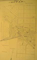 Map of Lucan, 1878
