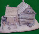 Vue de côté de la maison des Donnelly (construite par Ray Fazakas)