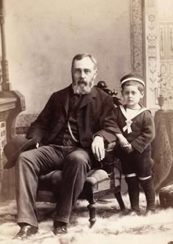 [ Charles Hutchinson (Crown Attorney) and his Grandson, Unknown, University of Western Ontario Archives RC1764 ]
