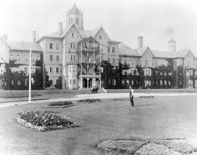 [ London Asylum, Robert Donnelly spent time in the Asylum in the early 1900s shortly before he died. , Unknown, University of Western Ontario Archives Stock Photograph, no # ]