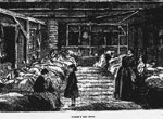 Chambre des femmes dans les gîtes pour immigrants, Québec, 1873