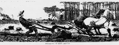 [ Farmer Breaking New Ground, 1880, Unknown, D.B. Weldon Library, University of Western Ontario Archvies AP5.C13 ]