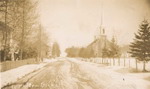 View of the Church and of Main Street, Ste. Philom�ne de Fortierville