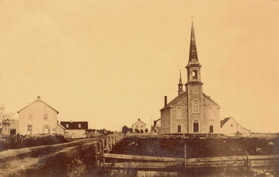 [ �glise et village de Sainte-Philom�ne de Fortierville, Inconnu, Comit� touristique et culturel de Fortierville  ]