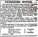 Overseers' Notice