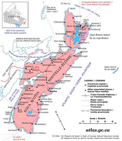 [ Nova Scotia/Nouvelle-cosse, Her Majesty in Right of Canada, Natural Resources Canada,   ]