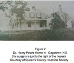 Dr. Henry Peters's Home in Gagetown, N.B.