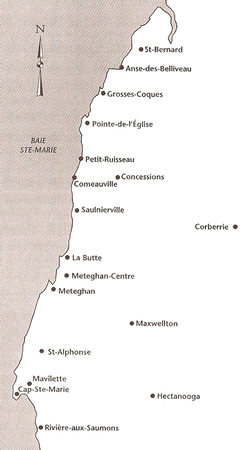 [ Carte gographique de Clare, Carte tablie par Claude Guy Gallant, Sally Ross et J. Alphose Deveau,   ]