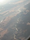 Vue a�rienne de la jonction de la rivi�re Chilcotin et du fleuve Fraser