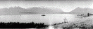 Lac Chilko, vue vers l�ouest de la pointe Nemiah