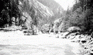 Le canyon Waddington � la rivi�re Homathco
