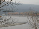Le fleuve Fraser, vue vers le nord vers l�emplacement de Fort Alexandria