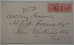 Lettre de Crease