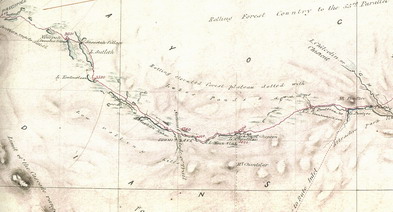 [ , Lt. H.S. Palmer, drawn by J. Turnball, British Columbia Surveyor General's Branch Vault, Roads and Trails Drawer ]