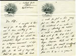Une lettre de P.W.R.  J.C.R., envoye de Casa Loma