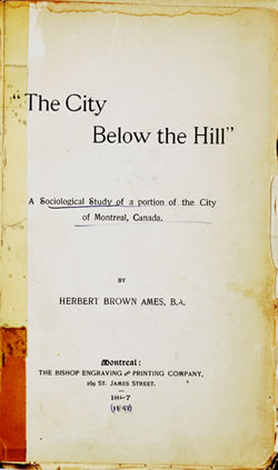 [  The City Below the Hill , (page couverture) [La ville en bas de la colline]  ]
