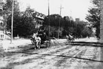 La rue Sherbrooke, coin Redpath, Montral, QC, vers 1900