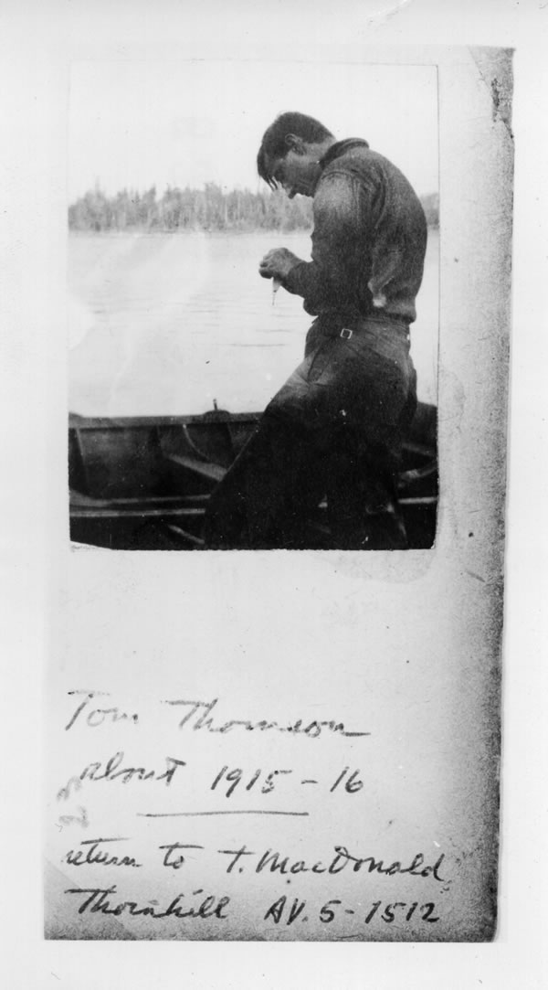 Tom Thomson on Canoe Lake