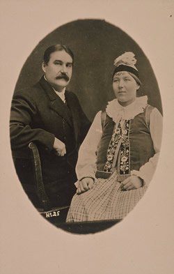 [ Peter V. Verigin and Anastasia Holobova, 1905, Unknown, UBC Special Collections 53-34 ]