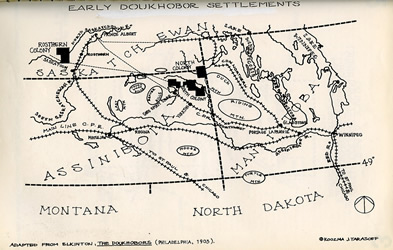 [ Early Doukhobor settlements in Western Canada, Koozma J. Tarasoff,   ]