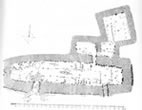 Plan of the 11th-century hall at Skallakt in Thjorsardalur