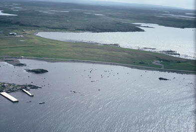 The Point Seperating Epaves Bay from Medee Bay