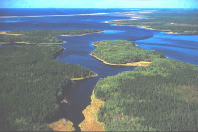 Kouchibouguac River and Lagoon, Kouchibouguac National Park, NB