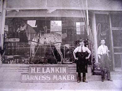 [ H.E. Lankin Harness Making Shop in Lucan, Unknown, Lucan Area Heritage and Donnelly Museum  ]