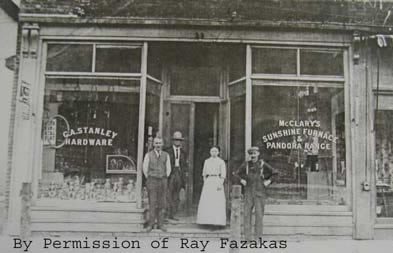 [ Stanley Hardware Store in Lucan, By Permission of Ray Fazakas, Unknown, Private Collection of Ray Fazakas  ]