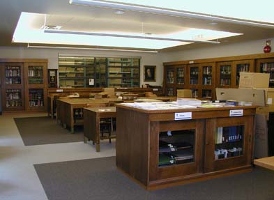 [ Reading Room of the Archives and Research Collections Centre, University of Western Ontario, Copyright Great Unsolved Mysteries in Canadian History Project, Jennifer Pettit,   ]