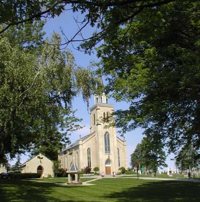 Image result for images of saint patricks church on the roman line in lucan canada