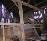 Interior of the Barn Located On the Donnelly Property Today