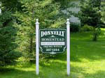 Sign Advertising Tours of the Donnelly Homestead, 2005