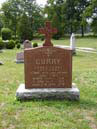 Tombstone of James Curry (Currie) and Jane (Jenny) Curry/Donnelly