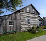 Side View of the Cabin at the Lucan and Area Heritage and Donnelly Museum