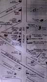 Map of Downtown Lucan Showing Landmarks