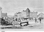 Convicts at Work in the Yard of the Penitentiary at Kingston, 1873