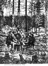 Lunch at the Chopping Bee, 1879