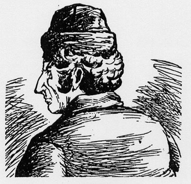 [ James Maher, This drawing originally appeared in the 1880 newspaper coverage of the Donnelly murders.  It is reprinted in Donald L. Cosens, ed. 