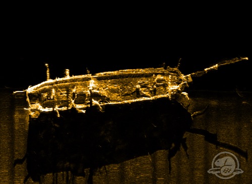 Side-scan Sonar Image of Terror