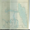 Carte d’une partie des régions arctiques connue en 1845, cette dernière étant une copie de la carte fournie à l’expédition Franklin