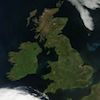 Photo satellite de la Grande-Bretagne et de l’Irlande, le 4 juin 2012