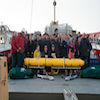 L’équipe de chercheurs en Arctique en 2012