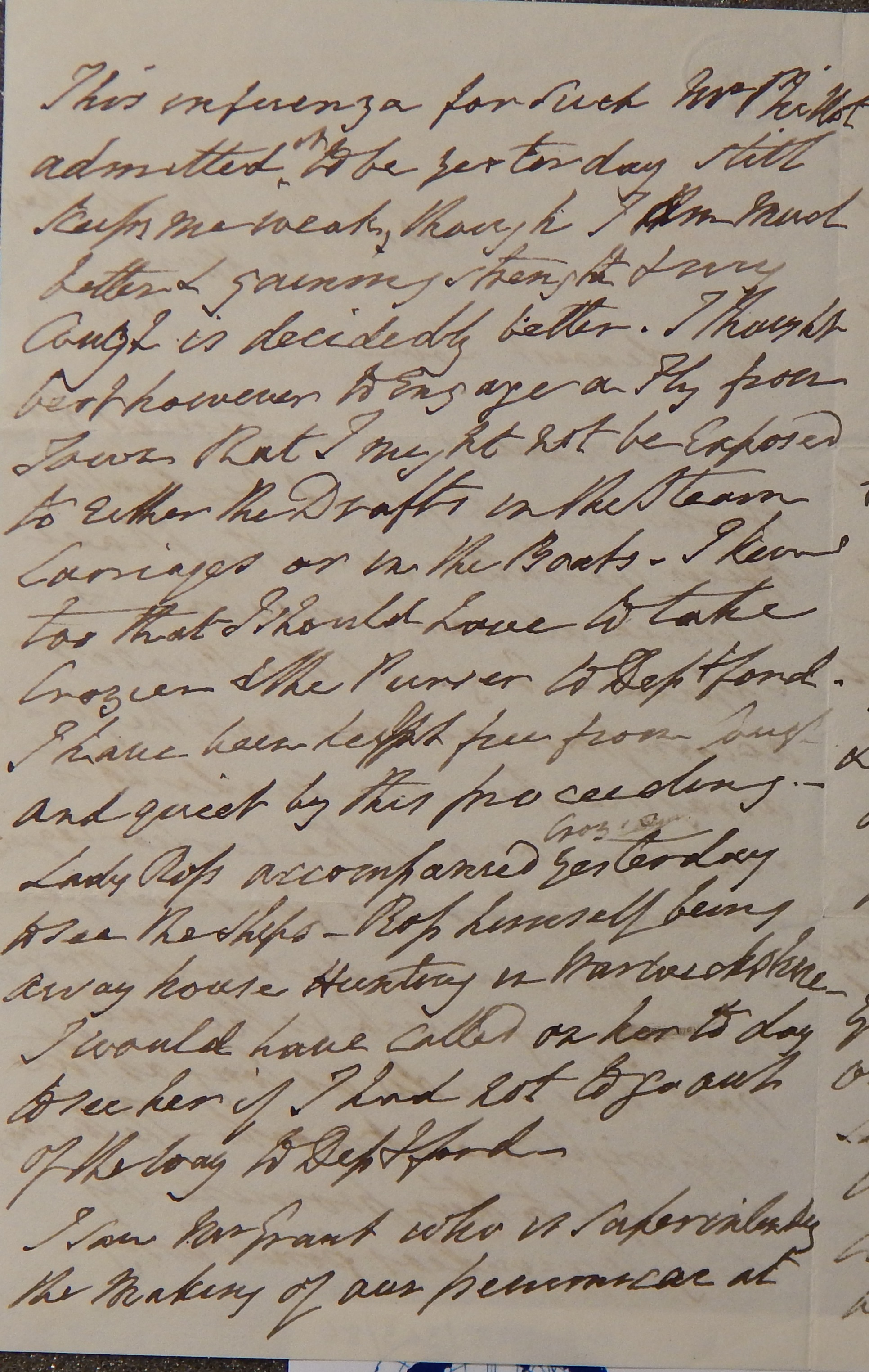 Sir John Franklin Letter to Lady Jane Franklin